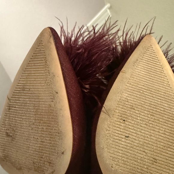 Antonio Melani x Nicola Bathie Claire Feather Ankle Wrap Heels - Picture 13 of 13